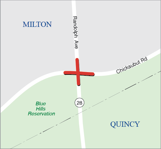 MILTON: INTERSECTION IMPROVEMENTS AT ROUTE 28 (RANDOLPH AVENUE) & CHICKATAWBUT ROAD
